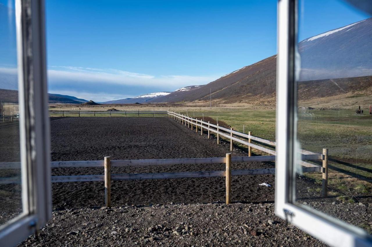 Sandhaugar Guesthouse Kiðagil Exterior foto
